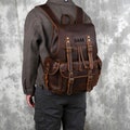 Leather Backpack Men, Office Backpack, Personalized Laptop Backpack, School backpack, Outdoor Travel Bag, Rucksack, Leather Satchel, Gift