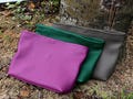 Elegant Purple Leather Clutch Wallet - Roomy Envelope Style Purse with Magnetic Closure for Trendy Storage