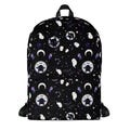 Bat Gothic Backpack - Practical, school bag with bats, ghosts and pentagrams