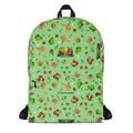 Cute forest spirit backpack, children, forest animals, school bag, schoolbag, green
