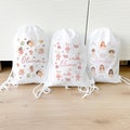 Personalised Drawstring Bag - Kids School Bag - Personalised Gym Bag - Swimming Bag - Back to School - Drawstring Bag Kids - PE Bag - Kit
