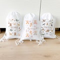 Personalised Drawstring Bag - Kids School Bag - Personalised Gym Bag - Swimming Bag - Back to School - Drawstring Bag Kids - PE Bag - Kit