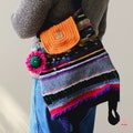 Crochet Colorful Backpack | Unique and One-of-a-Kind Crochet Bag | Perfect for All Seasons | School bag | Boho Bag | LaliLoveGoods