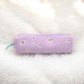 Back to School - Waterproof, Plastic Breathable Pencil Case - Resistant Embroidery Pencil Case for Children/Boy/Girl