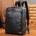 Laptop Backpack Personalized Leather Backpack Men Office Bag Shoulder bag School Bag Rucksack Travel Bag Women Backpack Gift for him her