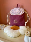 Backpack child, bag lives, linen maternal bag coats waterproof(impervious) curry