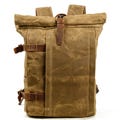 Leather bag, Canvas Backpack Men, Rucksack Hiking Backpack, School Office Bag Laptop Backpack travel backpack personalize Gift for him & Her