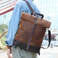 Personalized Leather Backpack, Laptop Backpack, Office backpack, School bag,, Rucksack Shoulder bag, Travel bag, Gift for Him Father husband