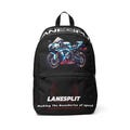 Sports Bike Fabric Backpack - Unisex Bag for Active Lifestyle, Commuting, Gym, Travel. Cycling Enthusiast Gift, Back to School, Outdoor