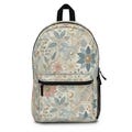 Lightweight Waterproof Backpack with Floral and Geometric Design Durable Polyester Women's Bag - Adjustable Straps and Spacious Compartments
