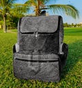 Natural Gray Real Cowhide Backpack -Travel Bag -Diaper Bag -School Bag Shoulder Bag -Western Backpack, Gift for Mom, Kids
