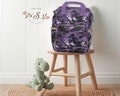Purple Camo Camouflage Custom Personalized Backpack