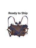 Mini Backpack Purse, handmade leather backpack, fairy backpack, small leather purse, fantasy backpack, pixie, fairy, elf, leather bag, bag