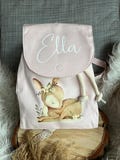 Children's backpack personalized, individual gift kindergarten time, bag kindergarten, personalized birthday deer backpack 1048