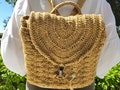 Taba Crochet Backpack, Knit Medium Backpack, Crochet Backpack Purse, Girl Knit Backpack Purse, Rucksack, Gift for her, Casual girl backpack