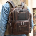 Personalized Leather Backpack, Office Backpack, Laptop Backpack, School bag, Travel Backpack, Rucksack, Satchel,Gift for him, Gift for Her