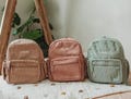 Personalized Toddlers Backpack|Custom First Birthday Gift For Kids|Corduroy Backpack with Child's Name|Embroidered Preschool Backpack