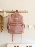 Personalized Toddler Backpack|Girls Birthday Gift|Corduroy Babygirl bag| Little Girls Embroidered Backpack with Name|Custom Flower Girl Gift