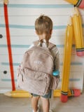 Personalized Boys Backpack|Custom Toddler Boy Birthday Gift|Daycare Book bag|Corduroy Backpack with Name|Embroidered Boys Christmas Gift