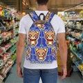 Teddy Bear Backpack, Cartoon Couture, Big Backpack Large Capacity Oxford Backpack Cloth Side Pockets, Adult travel Bag, School Bag Hiking
