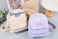 Personalized Mini Backpacks for Babies and Kids | Custom Monogrammed Toddler Bags | Adorable Seersucker Preschool Book Bags!