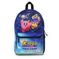 Kirby Return to Dreamland Backpack - Fun Gaming Bag, Cute Anime Purse, Kids School Bookbag, Travel Rucksack, Gift for Gamers