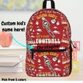 Personalized Backpack For Kids/Custom kids backpack/Sports backpack/Boys backpack/Football bag/Halloween backpack/School backpack/Game day