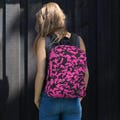 Pink Camo Backpack, Stylish Camouflage Daypack for School or Outdoor Adventures, Perfect Birthday Gift for Her