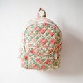 Large Cotton Quilted Back Pack For Girl Floral Print Handmade Shoulder Bag For Students Indian Vintage School Bag Holiday Gift Travel Bags