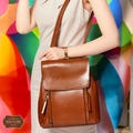 Leather Backpack | Handmade Backpack | Messenger bag | Womens Backpack |Weekender bag | italian leather bag
