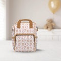 pink teddy bear diaper bag, diaper bag backpack, cute christmas gift for new moms, baby shower gift for girl, baby bag for hospital, teddy