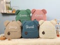 Personalized Teddy Bear Backpack, Embroidered School Backpack For Kids, Custom Toddler Backpack, Kids Backpack With Name, Preschool Backpack