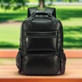 Black Leather Backpack Men's Leather Rucksack Personalized Leather Backpack laptop backpack Camping Travel bag Christmas gift for him brown