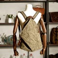 Men Canvas Backpack Canvas Laptop bag Leather Canvas backpack Shoulder Bag School bag outdoor Travel Bag Riding  Personalize Gifts Him Her