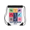 Tumbling Custom Name Personalized Drawstring Bag  with Name Sports Coach Team Throw Flip National Tumbler Teenager for Girl Tumbling Mom Era