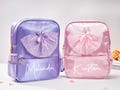 Personalization Dance Backpack,Pink Purple Dance Bag for Girl,Custom Name Ballerina Duffle Bag for Kid,Toddler Gifts,Christmas Gift for Girl