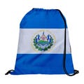 El Salvador Flag Drawstring Backpack ? Lightweight and Durable Bag