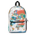 Personalized World Map Backpack, Gift for Her, Gift for Him - Wanderlust Backpack, Adventure Backpack, School Bag, Travel Gift, Hiking