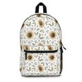 Sunflowers Backpack, Floral School Bag, Kids Bookbag, Yellow Flower Girls Backpack, Garden Floral Backpack, Back to School, Travel Backpack