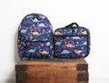 Personalised Blue Dinosaur Bag, Lunch Box, PE Bag, School Bag, Kids Backpack, Back to School, Toddler Bag, Custom Embroidery, Nursery Bag!