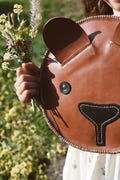 Bear Backpack made for kids, Ground Leather