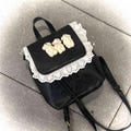 Y2K Leather Schoolbag/Backpack, Cute Mini Backpack, Harajuku Backpack, Retro Bag, Lolita Bag, Y2K Accessories, Kawaii Bag  C102