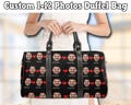 Custom Photo Travel Bag,Carry on Luggage Bag,Travel Bag For Name,Wom/Men Getaway Bag,Duffel Bags,Personalize Face Picture Bag,Weekender Bag